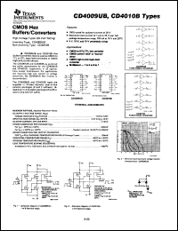 Click here to download CD4009UBE Datasheet