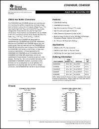 Click here to download CD4049UBE Datasheet