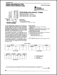 Click here to download CD54ACT240F3A Datasheet