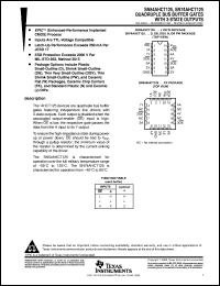 Click here to download SNJ54AHCT125FK Datasheet