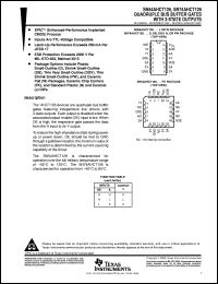 Click here to download SNJ54AHCT126J Datasheet