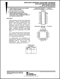 Click here to download SNJ54AS244AW Datasheet