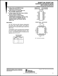 Click here to download SNJ54BCT126AW Datasheet