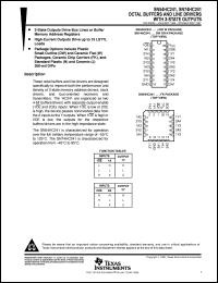 Click here to download SN54HC241 Datasheet