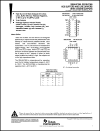 Click here to download SNJ54HC365J Datasheet