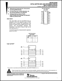 Click here to download SN74ALS2240N Datasheet