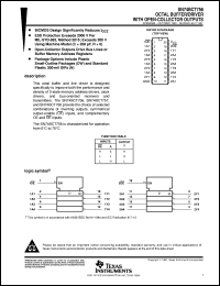 Click here to download SN74BCT756DWR Datasheet