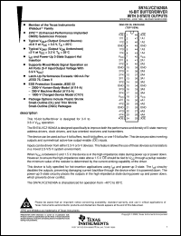 Click here to download SN74LVCZ16240ADLR Datasheet