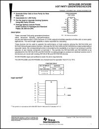 Click here to download SN74AS280N3 Datasheet