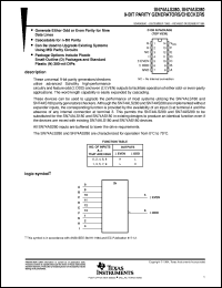 Click here to download SN74AS280D Datasheet