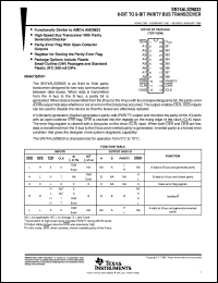 Click here to download SN74ALS29833NT Datasheet