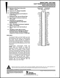 Click here to download 74ACT16651DLR Datasheet