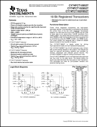 Click here to download CY74FCT16952ETPVCT Datasheet