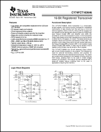 Click here to download CY74FCT163646CPAC Datasheet