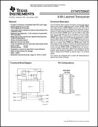 Click here to download CY74FCT2543CTSOCT Datasheet