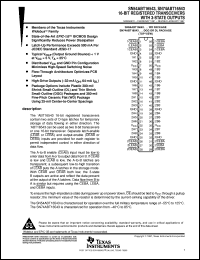 Click here to download SNJ54ABT16543WD Datasheet