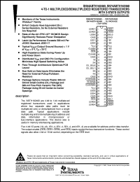 Click here to download SN74ABTH162460DGGR Datasheet