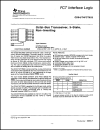Click here to download CD74FCT623M Datasheet
