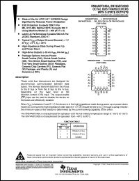 Click here to download SNJ54ABT245AW Datasheet