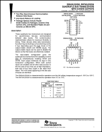 Click here to download SN54ALS243 Datasheet
