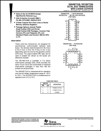 Click here to download SNJ54BCT245J Datasheet