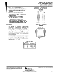 Click here to download SN74BCT640 Datasheet