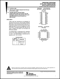 Click here to download SN74HC640DWR Datasheet