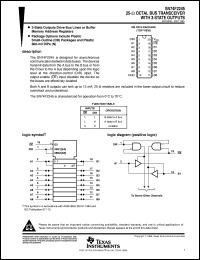 Click here to download SN74F2245DW Datasheet