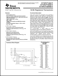 Click here to download 74FCT162501CTPACT Datasheet