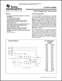 Click here to download CY74FCT163500CPAC Datasheet