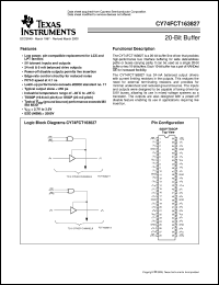 Click here to download CY74FCT163827 Datasheet