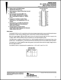 Click here to download SN64BCT25244NT Datasheet