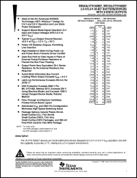 Click here to download SN74ALVTH162827GR Datasheet