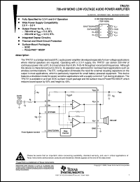 Click here to download TPA721DGN Datasheet