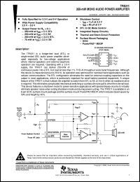 Click here to download TPA311DR Datasheet