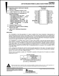Click here to download TPA2000D2 Datasheet