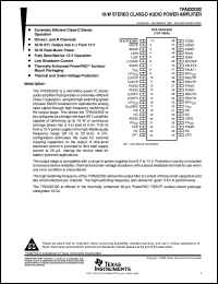 Click here to download TPA032D02DCA Datasheet