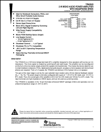 Click here to download TPA0243DGQR Datasheet