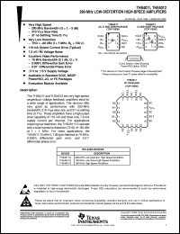 Click here to download THS4011CD Datasheet