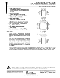 Click here to download LT1013DD Datasheet