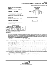 Click here to download RC4559DR Datasheet