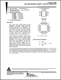 Click here to download TLC393MD Datasheet