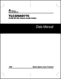 Click here to download TLC320AD77CDB Datasheet