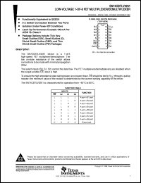 Click here to download SN74CBTLV3251DBQR Datasheet