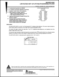 Click here to download SN74CBTLV3257D Datasheet