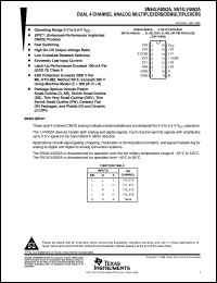 Click here to download SN74LV4052APWR Datasheet