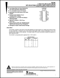 Click here to download CDC391D Datasheet