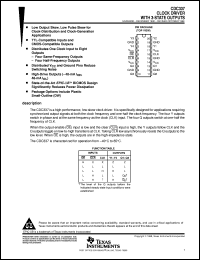 Click here to download CDC337DBLE Datasheet