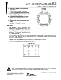 Click here to download CDC111FN Datasheet
