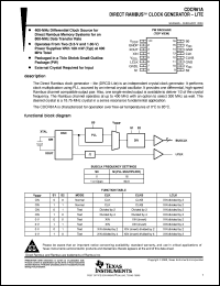 Click here to download CDCR61 Datasheet